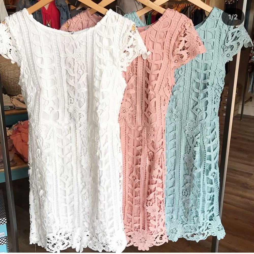 Pink Lace Dress